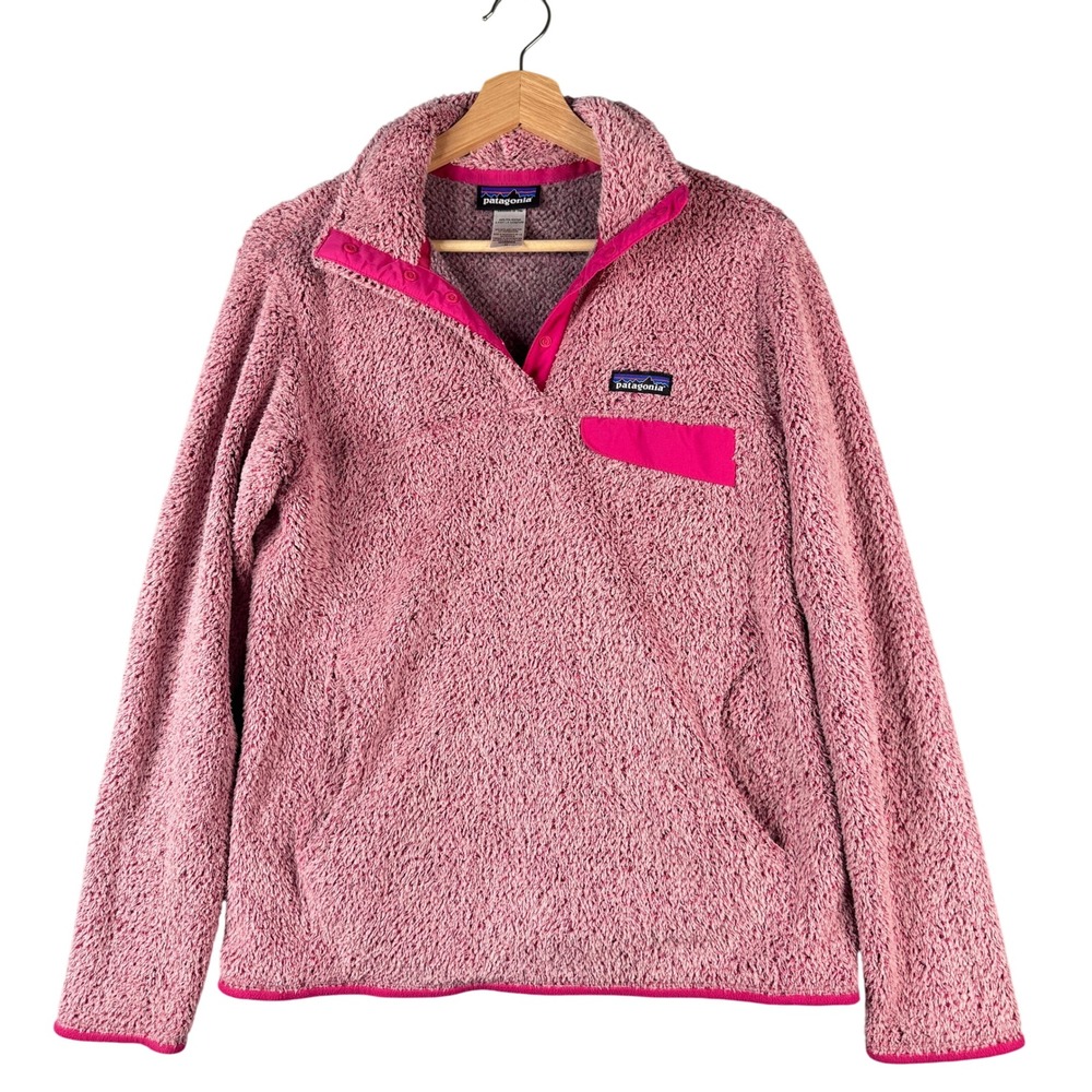 Patagonia Womens Re-Tool Snap-T Fleece Pullover Pink Medium 25442